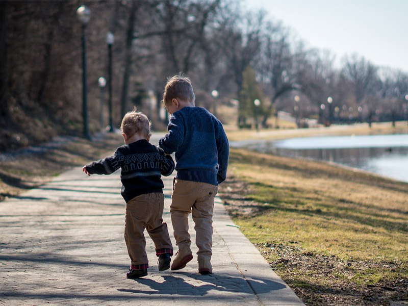 Le passeggiate all'aria aperta e i bambini